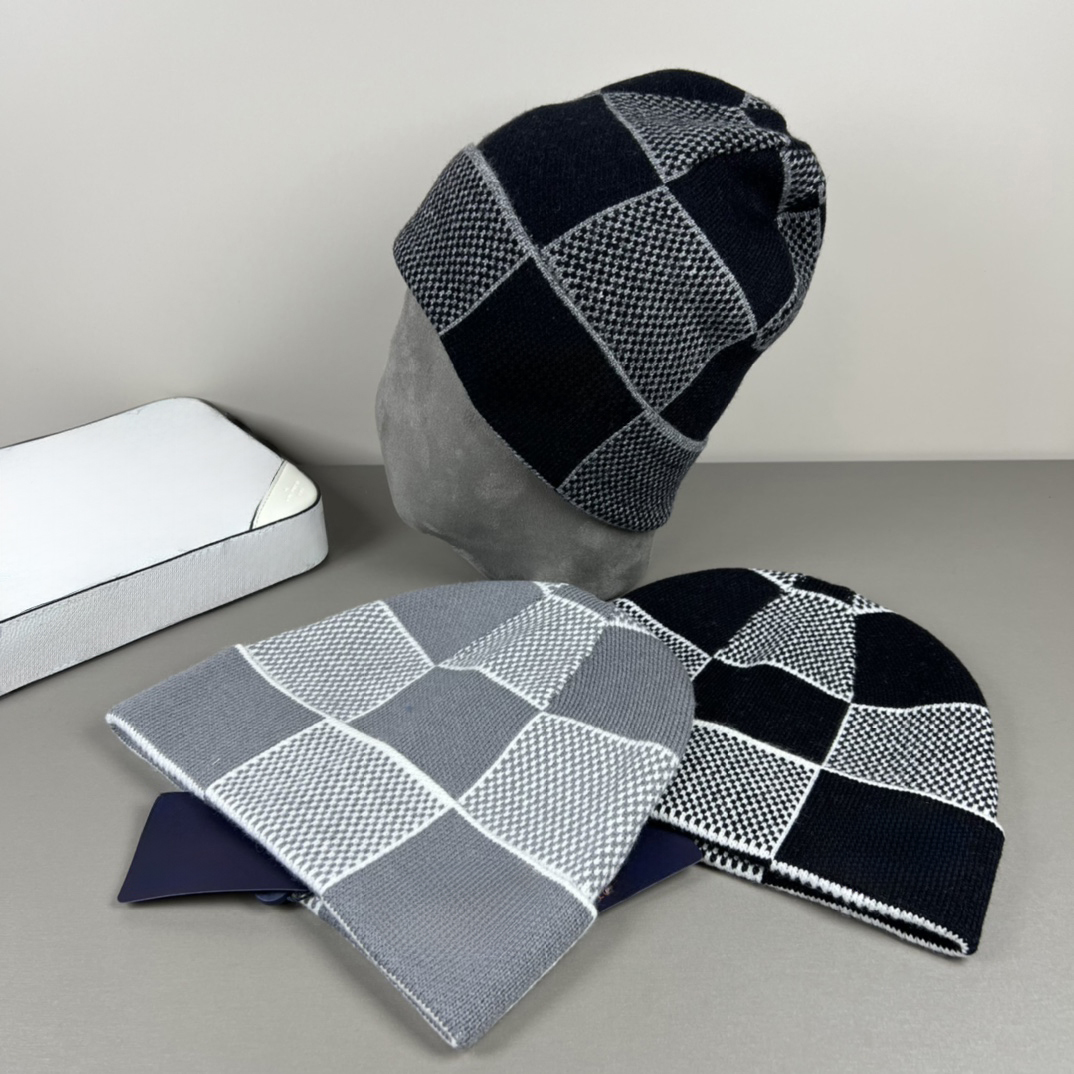 Beanie Mutze Top Fashion Designer Hats knitted hats Men's and Women's Beanie Winter hat Thermal Knit Hat Ski Bonnet High Quality Plaid Skull Hat Luxury warm Cap P227-4