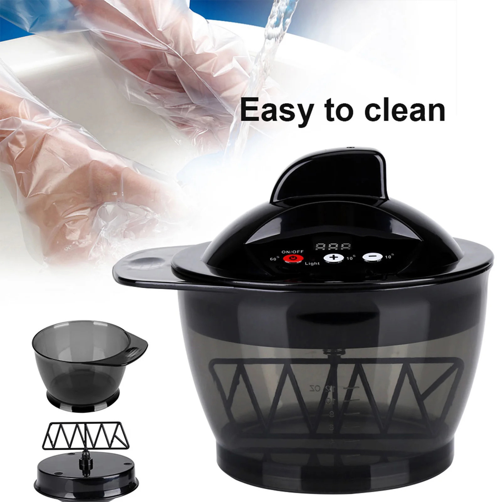 Professional Hair Color Wax Dyeing Hair Electric Hair Coloring Automatic Mixer Hairs Color Mixing Bowl Hairdressing Tools Device 250805