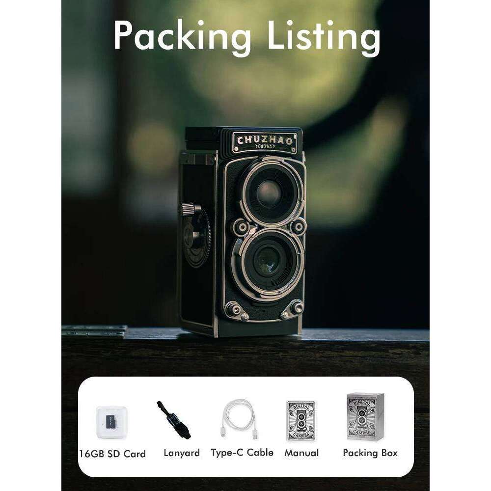 Designer Famous Brand CHUZHAO Mini Digital Camera With Inch Screen P Video MP Photos Compact Vintage Portable Recorder For Birthday Gift