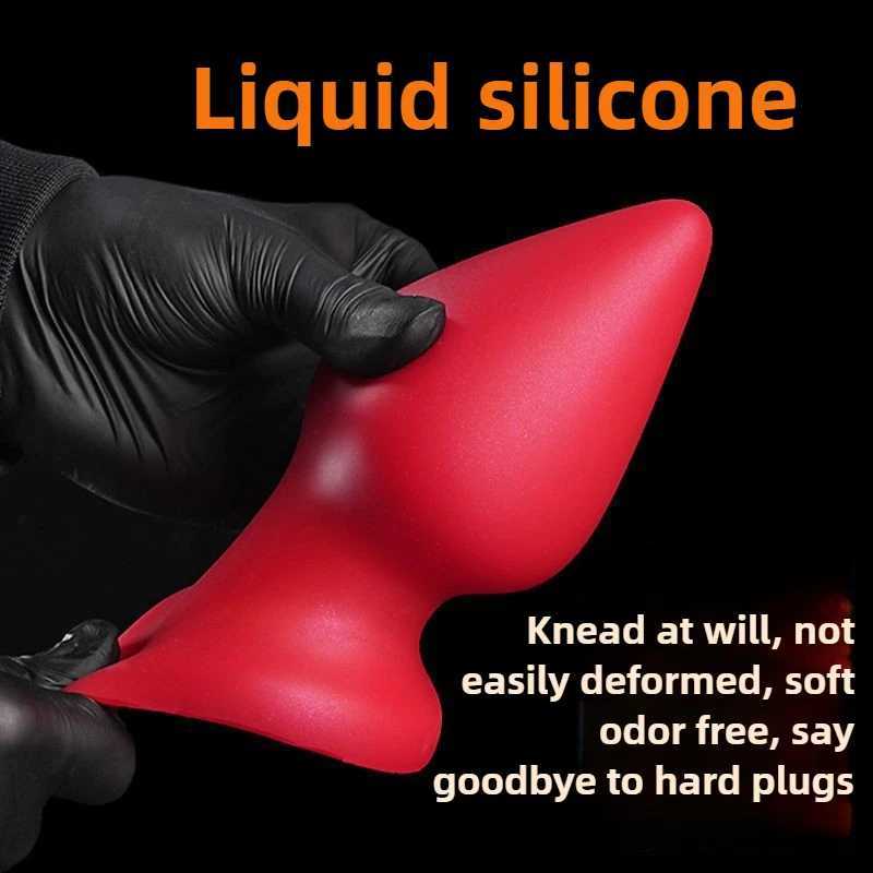 6 Sizes Huge Anal Plug Comfortable Silicone Anal Dildo Suction Cup Big Butt Plug Anal Dilator Adult Anal Sex Toys for Women Anus XJ250806