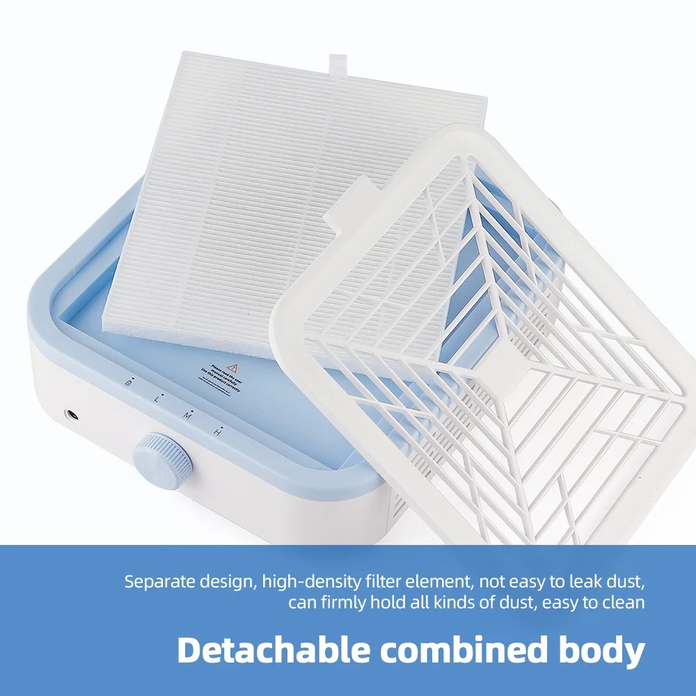 Wireless 120W Super Suction Nail Dust Collector Brushless Nail Dust ctor Nail Art Manicure Fan Vacuum Cleaner With 2 Filter 250729