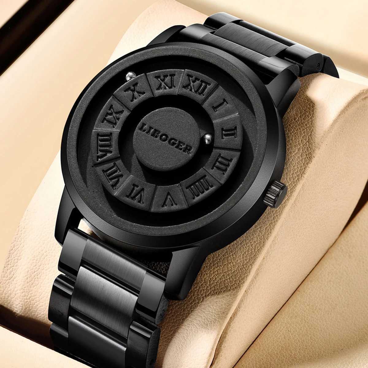 Fashion Magnetic Suspension Mens Casual Sports Roma Dial Wristwatch for Men (Without Box) W250806