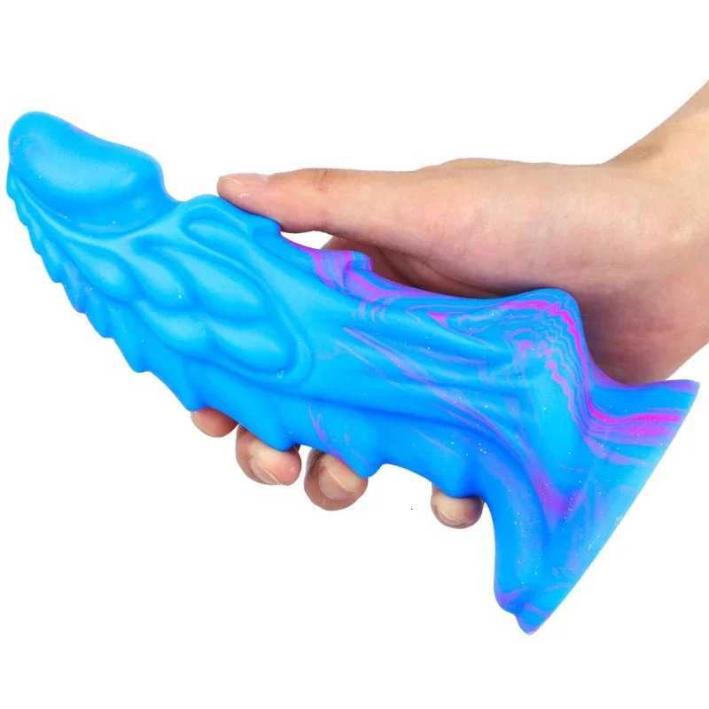 Silicone Realistic Huge Dragon Dildo Suction Cup Dildo Prostate Massager Large Butt Plug Thick Dildos Anal Sex Toys for Women XJ250806