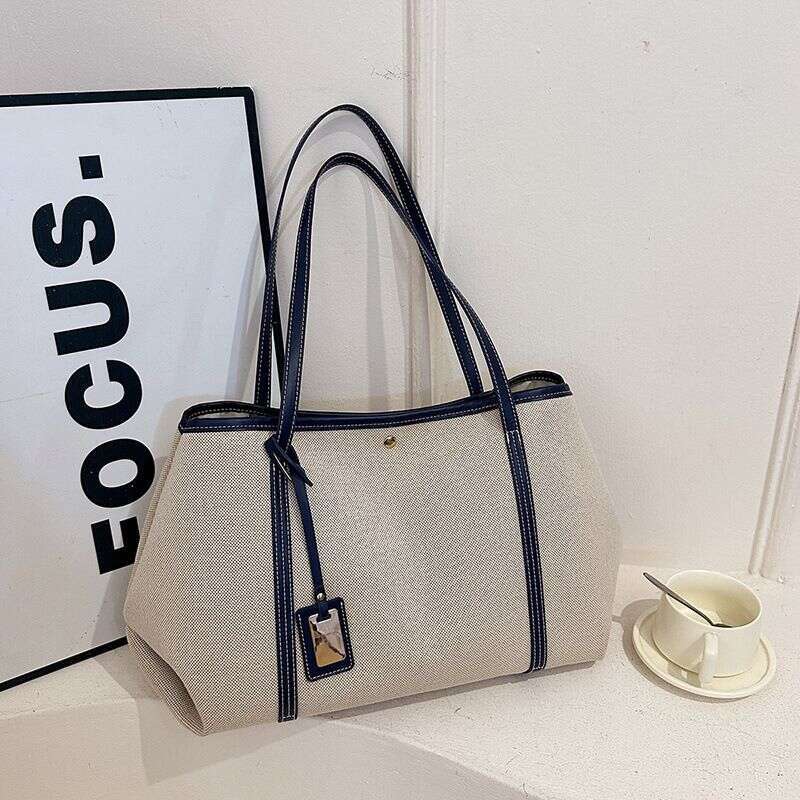 Casual Women 2025 New Trendy Versatile Shoulder Large Capacity Tote Bag For Class And Commute