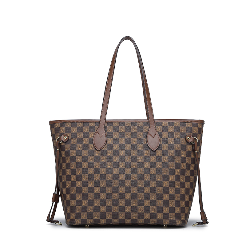 MKF designer bag free shipping Light luxury High quality casual tote bag versatile classic Check Plaid Tartan vintage handbag for woman