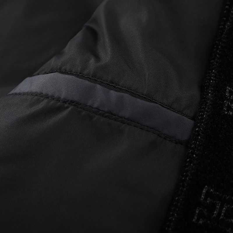 High Quality Mens Handsome Down Jacket with Scarf Collar M-6XL Big Plus Size for Middle-Aged Dad Fashionable Outerwear W250806