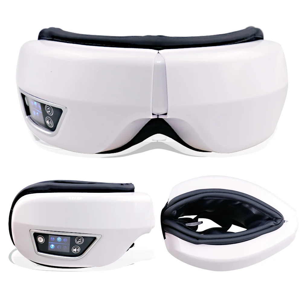 Smart Eye Massage Instrument Vibration Eye Care Massager Airbag Compress Bluetooth Music Eye Relax Fatigue Massage Sleep Mask 250729