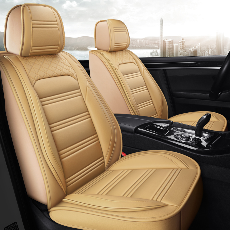 Precision-Fitted Auto Interior Upgrades with Durable Leatherette Seat Covers