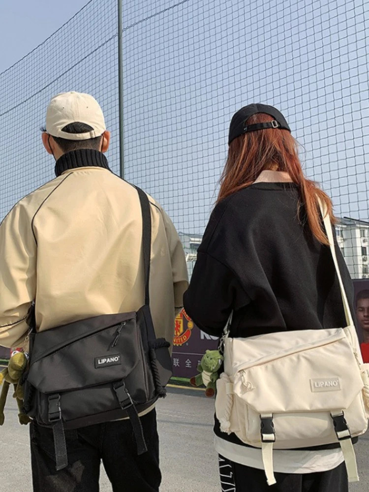 Messenger Bag Japanese Handbags School Korean Single Shoulder Girl Student Hong Kong Style Retro Large Capacity Postman Womens 250731