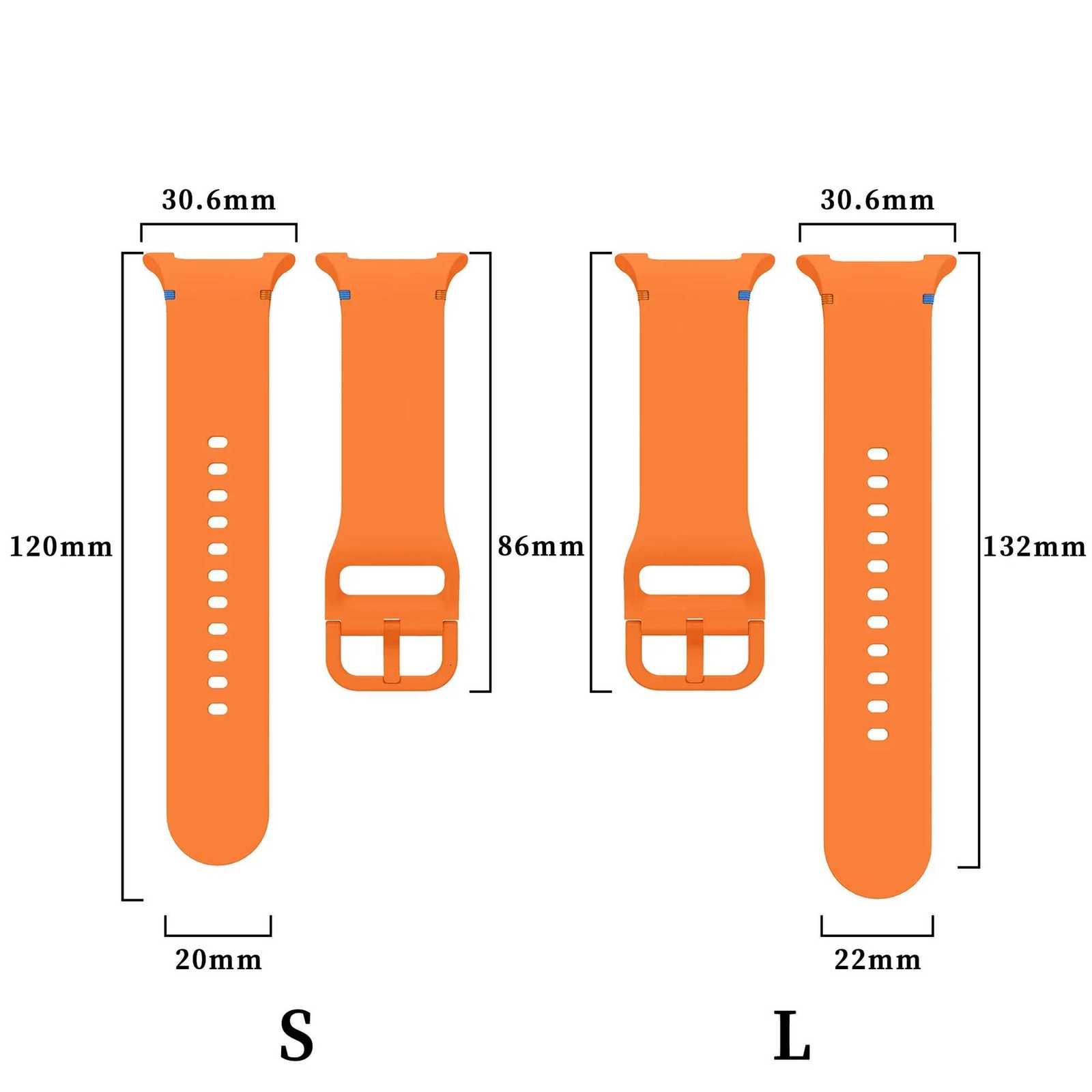 Strap for Samsung Galaxy 8 40mm 44mm/ 8 Classic Smart Men Women Replace Sile Band for Galaxy 8 40 44mm W250806