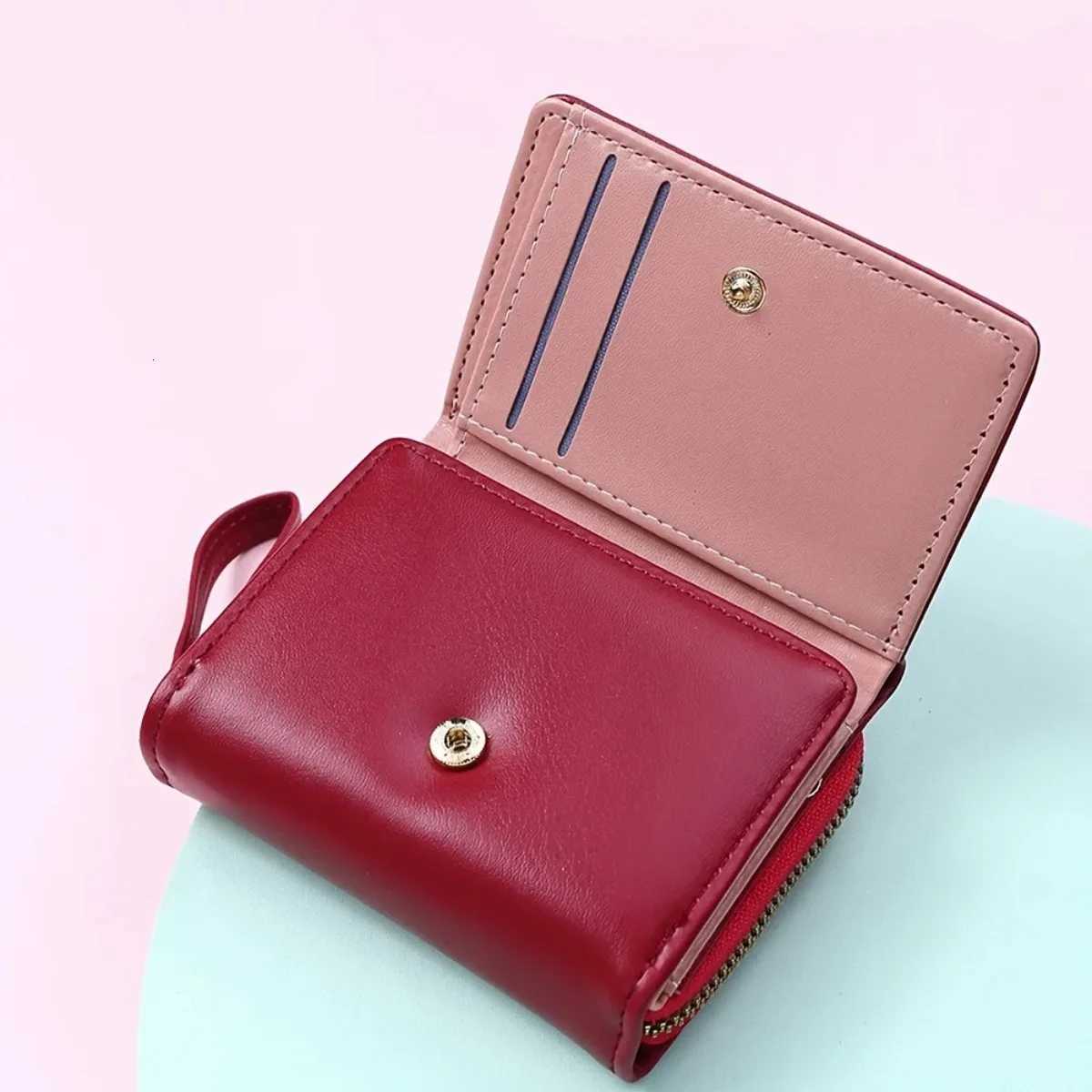 Classic Fashion Three Fold Wallet Coin Card Storage Womens Casual Student Small and Large CapacityXJ250806