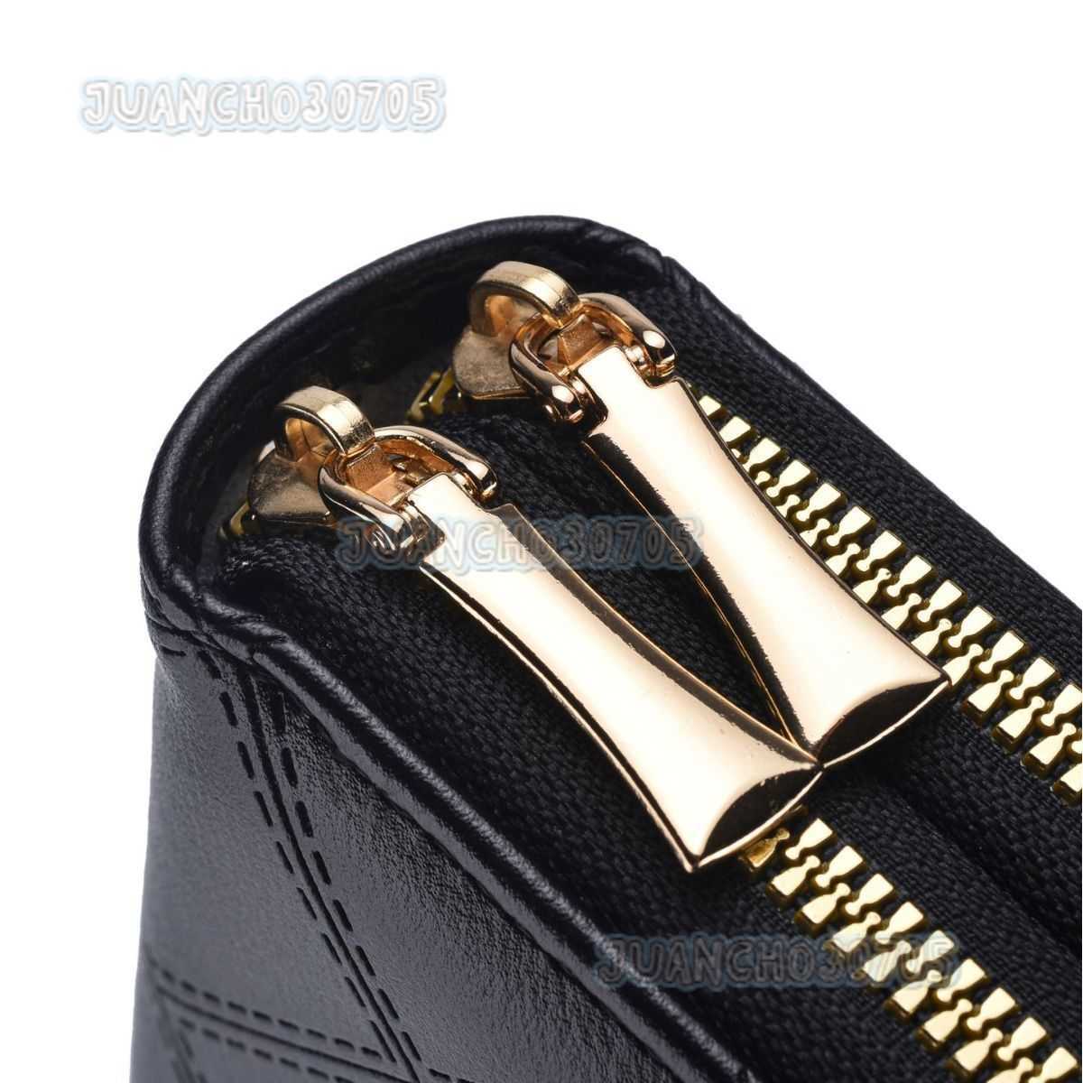 New Womens Style Layer Zipper Wallet Long Clutch Multi-card Slot Multi-function Wristlet Wallet H250806