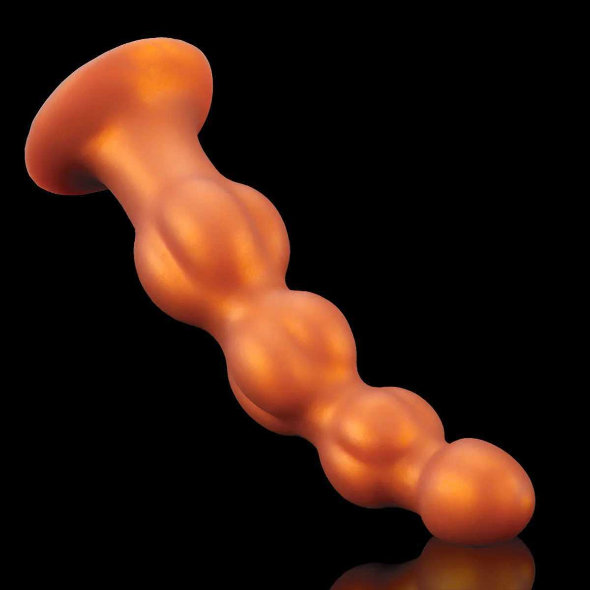 Anal Beads 4 Balls Silicone Butt Plug Adult Sex Toys for Women Men Prostate Massage Vaginal Ball Anal Stimulation Deep Dildos XJ250806