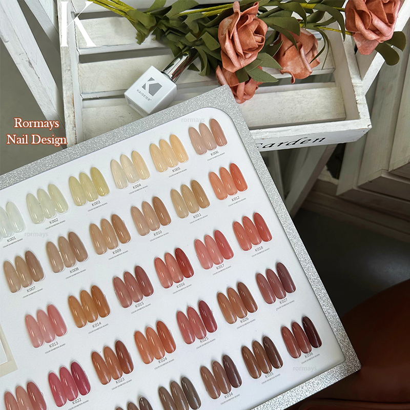 Rormays Four Season gel Polishing 36 Semi permanent Ice Penetrating Grease Skin Bare Color UV LED Soaking Primer Salon Opens Wholesale Factory