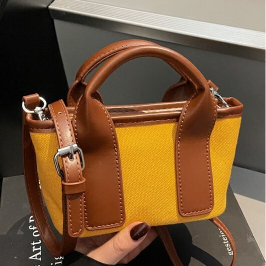 Designer Luxury Bag, Retro And Simple Color Block Women's Handbag 2025, Multi-functional Commuting Shoulder Crossbody Bag