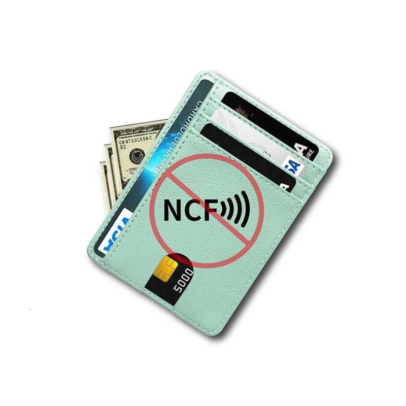 Slim PU Leather Wallet Credit ID Card Holder Purse Money Case Cover Portable Simple Exquisite Compact Unisex Storage Bag XJ250806