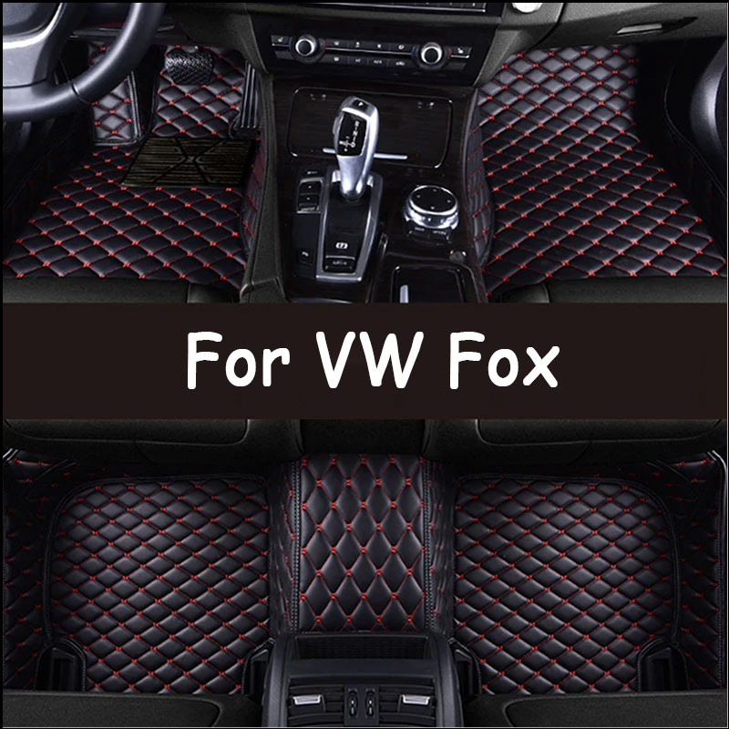 Customized Artificial Leather Car Floor Mat For VW Fox 2004 to 2009 Protect Your Vehicle's Interior Accessory