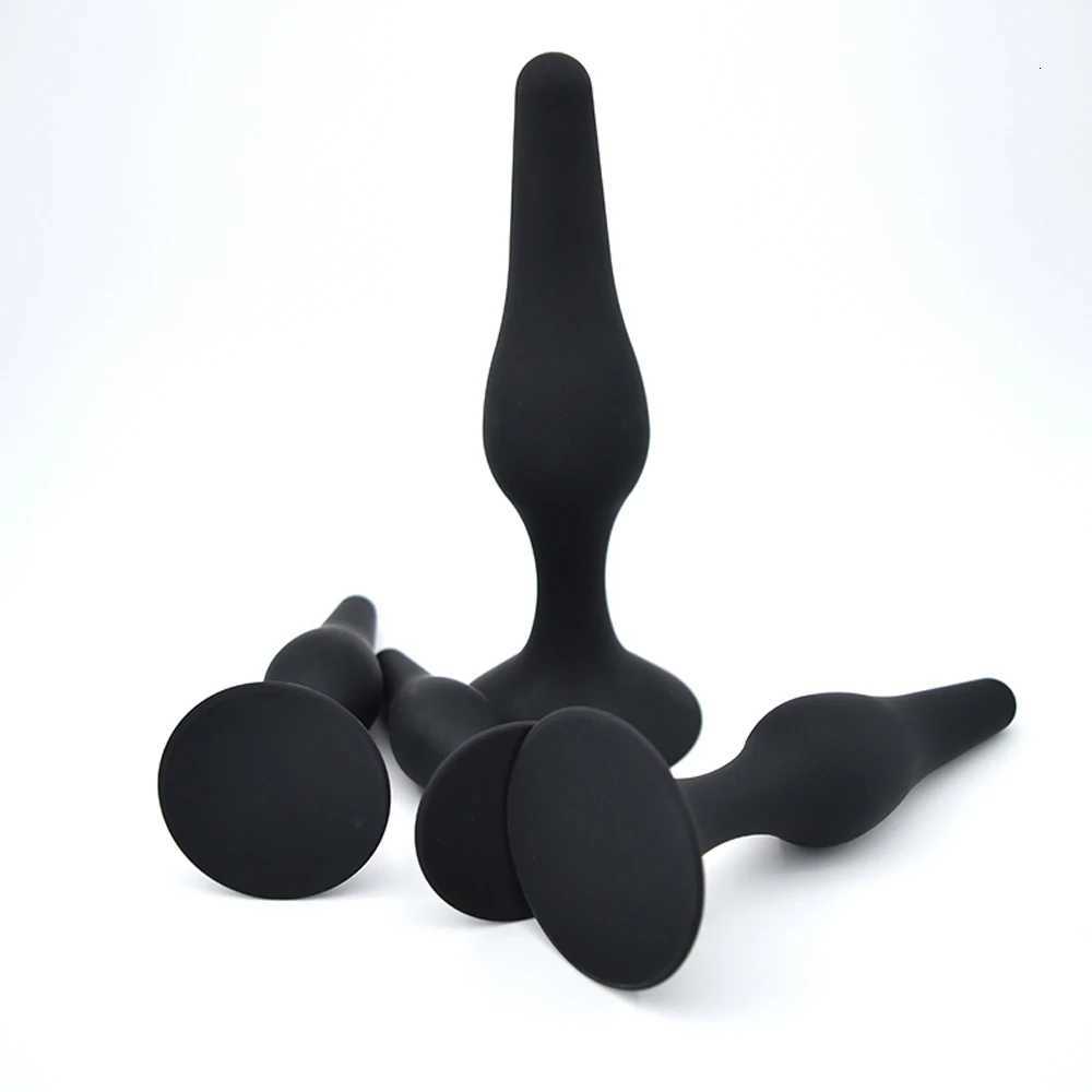 4 Size Big Anal Beads Set Prostate Massager Anal Plug Huge Anus Stimulator Butt Plugs Erotic Sex Toys For Men Women Sex Shop XJ250806