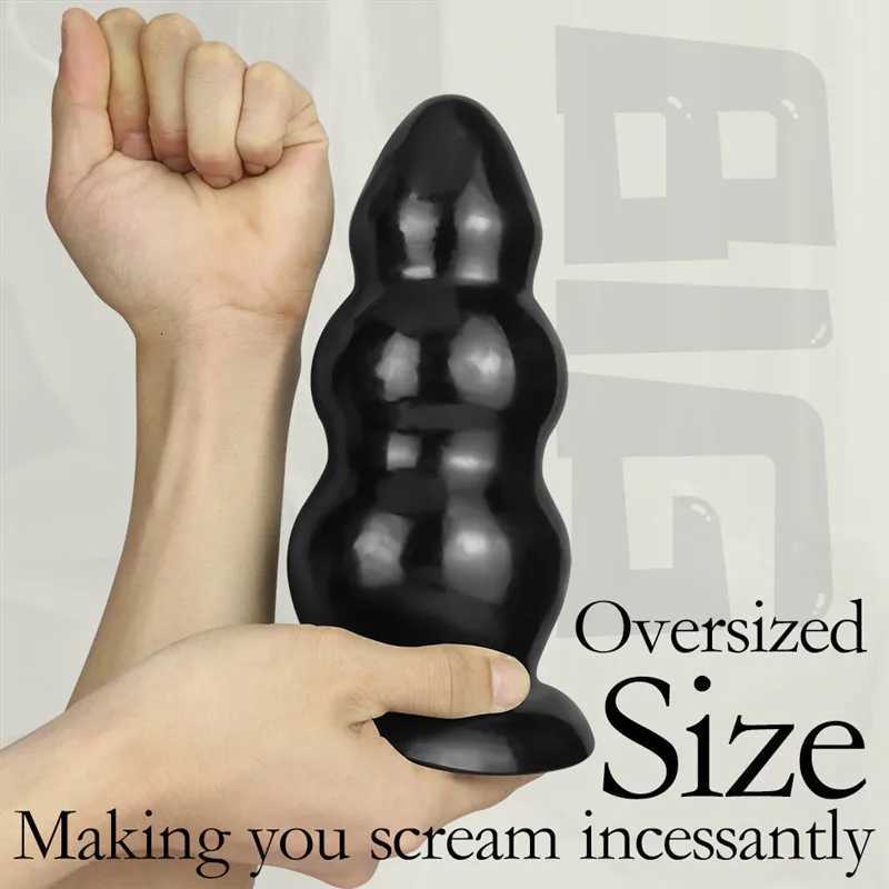 huge anal plug dildo stimulates anus and vagina big butt plug with suction cup anal dilator sex toys for women men masturbator 18 XJ250806