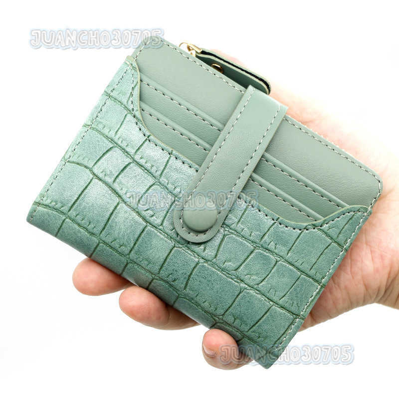 New Womens Wallet Fashion Simple Style Womens Short Wallet Multi-card Slot Coin Purse Clutch H250806