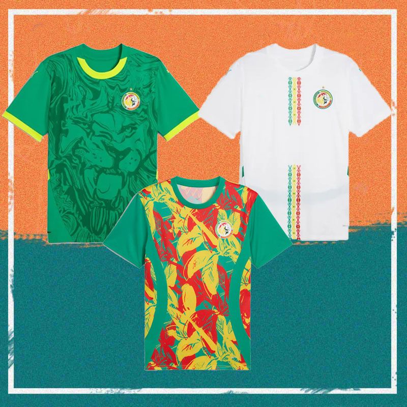 25/26 Senegal national team Soccer Jerseys 2025 Home DIA MANE DIOUF MENDY SARR GUEYE soccer shirts KOULBALY SARR DIALLO CHERIF Football Uniforms kids kit