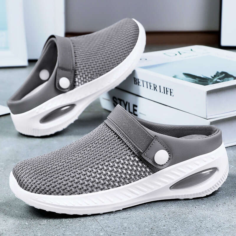 Women's Versatile Casual Breathable Outdoor Fashion Mom Shoes Closed-Toe Slippers