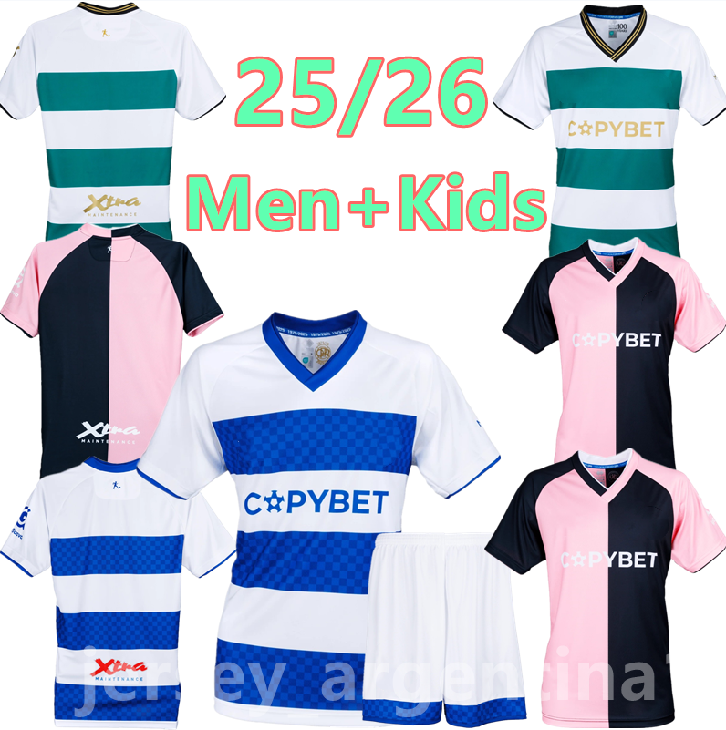 Queen Park FC 2025 2026 Home Away Soccer Jerseys Uniforms Men Kits Football Shirt 2xl WILLOCK FIELD Design DUNNE COLBACK DEMBELE CHAIR SMYTH FREY MORRISON CELAR PAAL