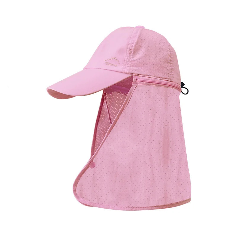 Summer sun protection sun hat for men mountaineering and fishing quick-drying fisherman hat outdoor with shawl baseball hat 250805