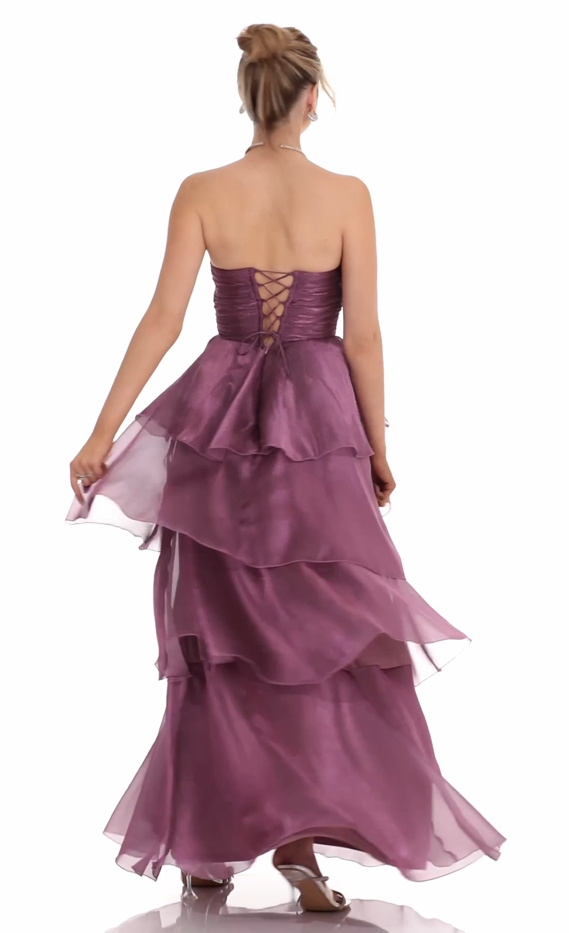 Elegant Strapless Women's Dress for Multiple Party