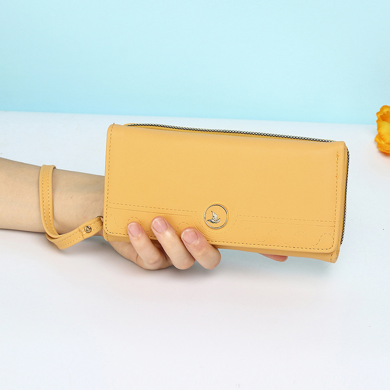 Women's New High-End Long for Women Large Capacity Fashion Simple 70% off Zipper Wallet