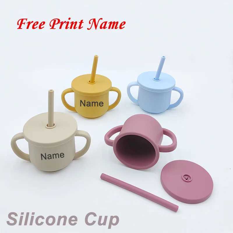 Personalized Name for Baby Feeding Cup Bottle Straw Cu Baby Learning Drinking Cup Toddler Drinking Bottle Children Drinking Cup X250806