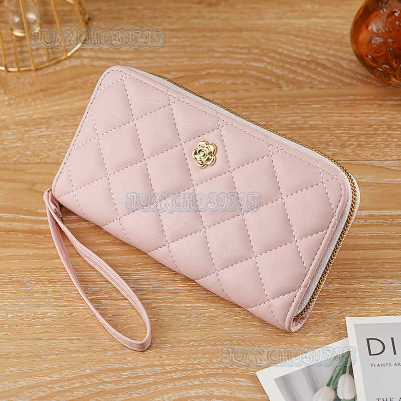 Light Luxury Small Fragrance Style Womens Wrist Bag Wallet Female Multi-card Slot Womens Mobile Phone Bag H250806