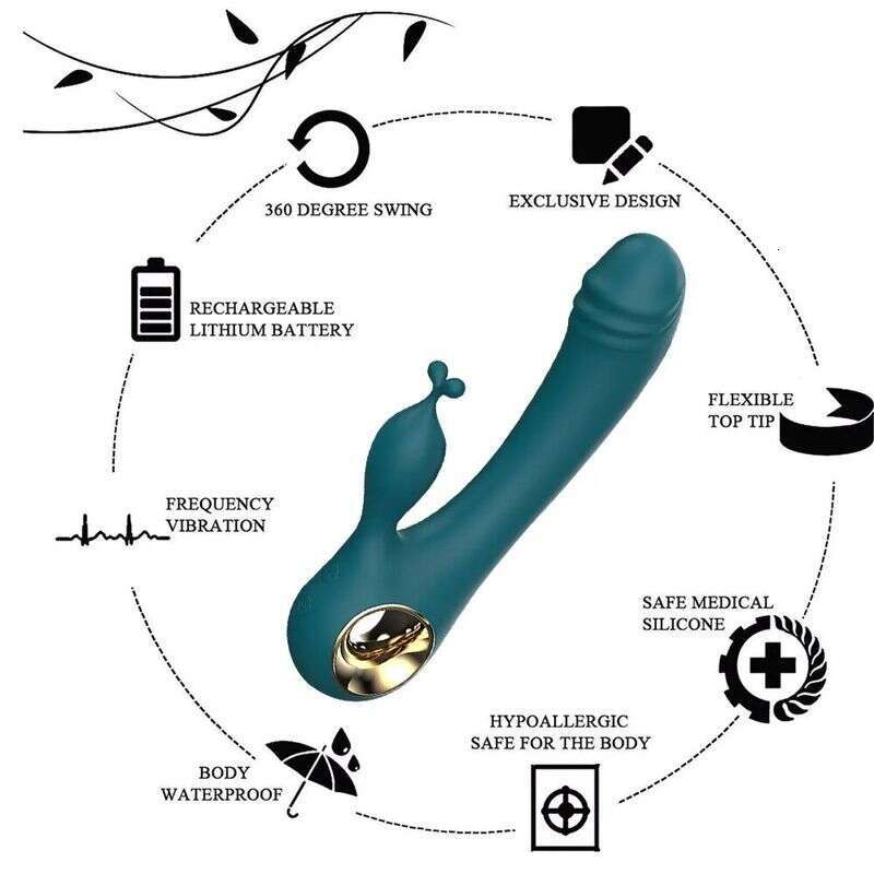 Rabbit Vibrator for Women 10 Frequency l Anal Massager G Spot Clitoris Stimulation Erotic Sex Toys