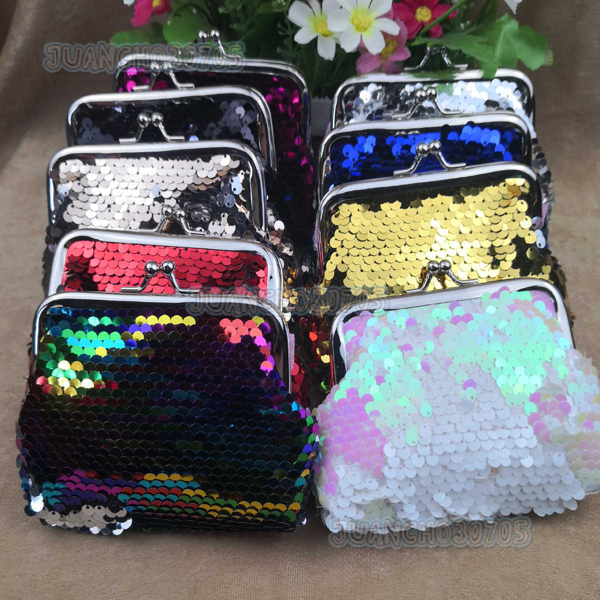New Double-sided Coin Purse Fish Bank Card Holder Bag Multiple Colors Available H250806