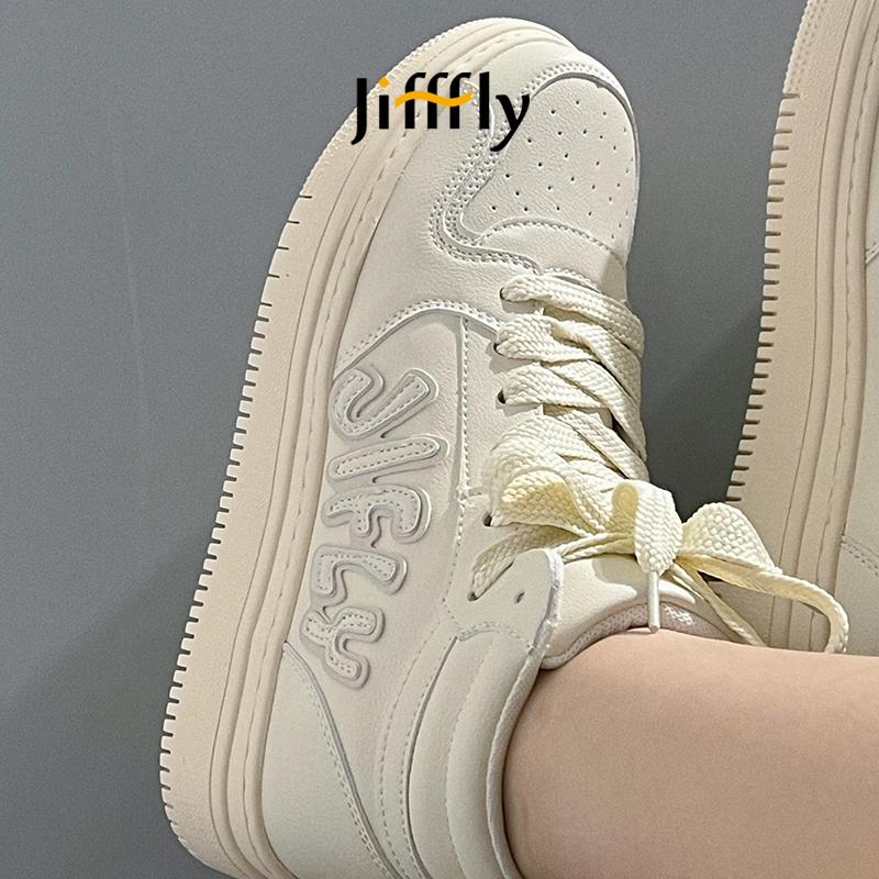 JiffFly Men's Casual Sneakers Fall/Winter 2025 Collection - Comfortable High Platform Shoes for Couples