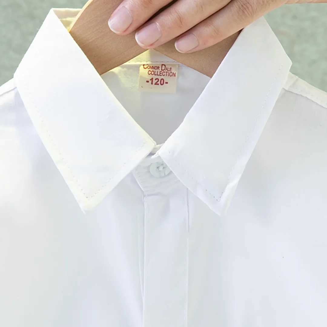 Girls Shirts Spring And Autumn Students School Uniforms Solid Color Long-Sleeved Girls Blouses Cute Casual Girls Tops X250806