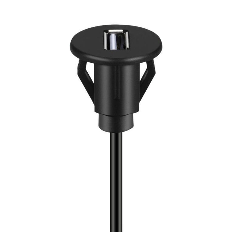 1 for M Car SUV Dashboard Installation Usb 2.0 Male To Female Socket Panel Extension Cable Single Port Line Waterp