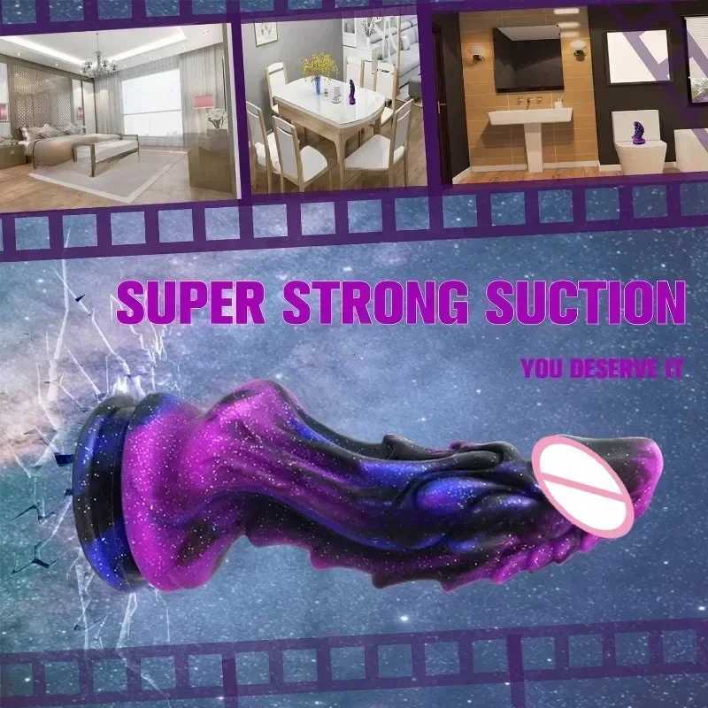 Dragon Dildo for Women Big Anal Dildo with Suction Cup Soft Monster Dildo Silicone Anal Plug Prostate Massager Sex Toys for Men XJ250806