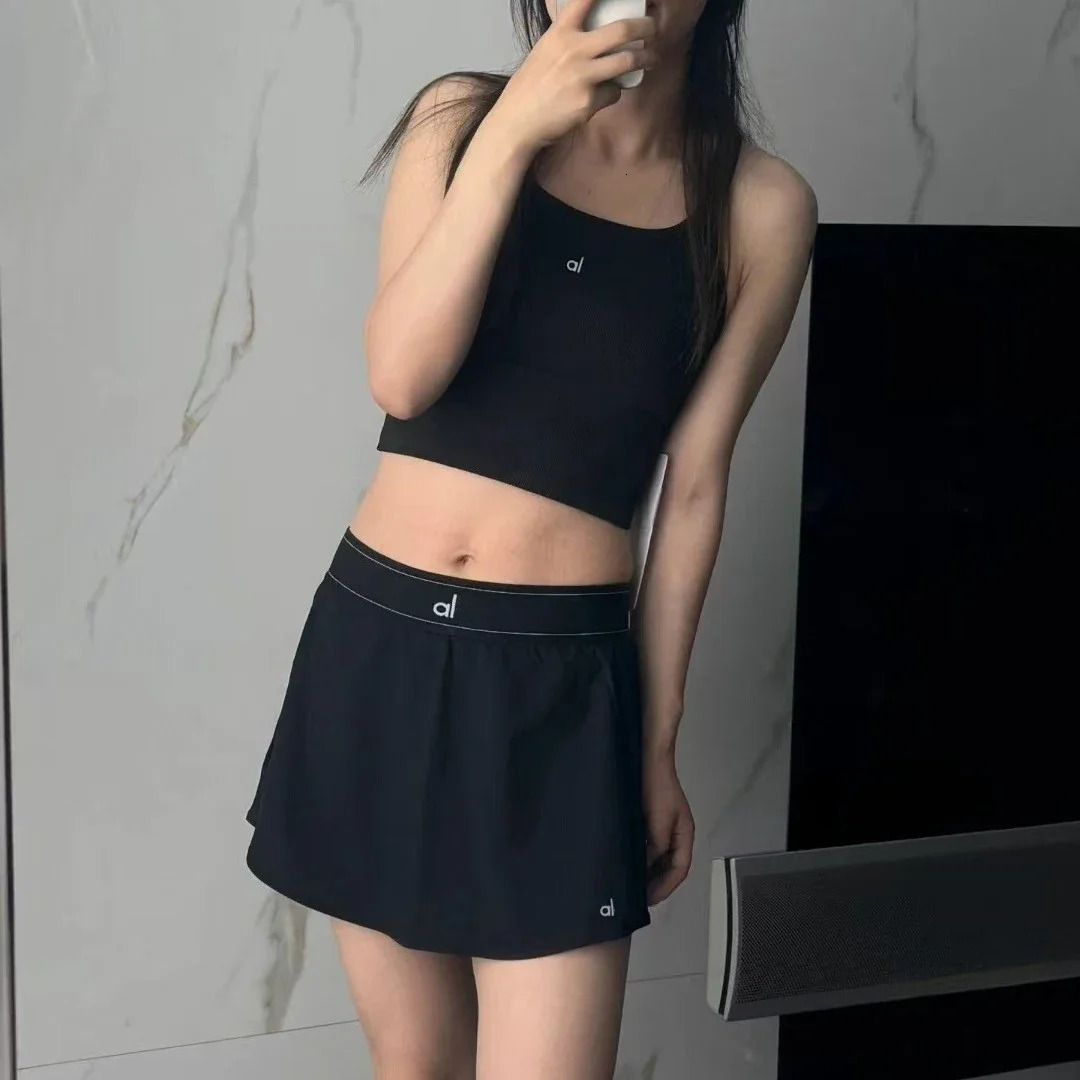 A* Golf Short Skirt Summer A-shaped Elastic Waist Tennis Skirt Quick Drying Breathable Running Sports Short Skirt250801