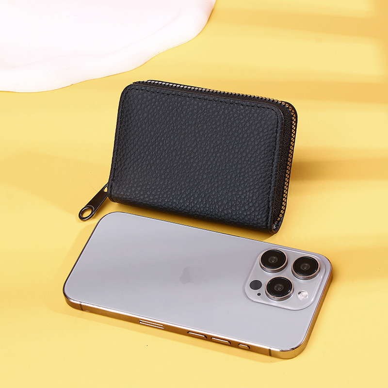 Accordion Holder for Women, Compact and Exquisite Anti-theft Case, Multiple Slots, Large Capacity Bank Card Holder, Women's Coin Purse