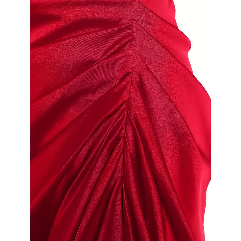 Sexy Dress Women's One-Shoulder Evening Prom Gown