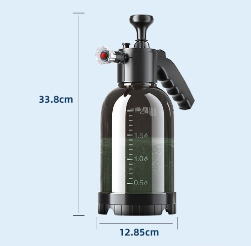 2L Hand Pump Foam Sprayer Car Wash Spray Bottle with Nozzles High Pressure Car Washer Foam Snow Lance Auto Window Cleaning Tools