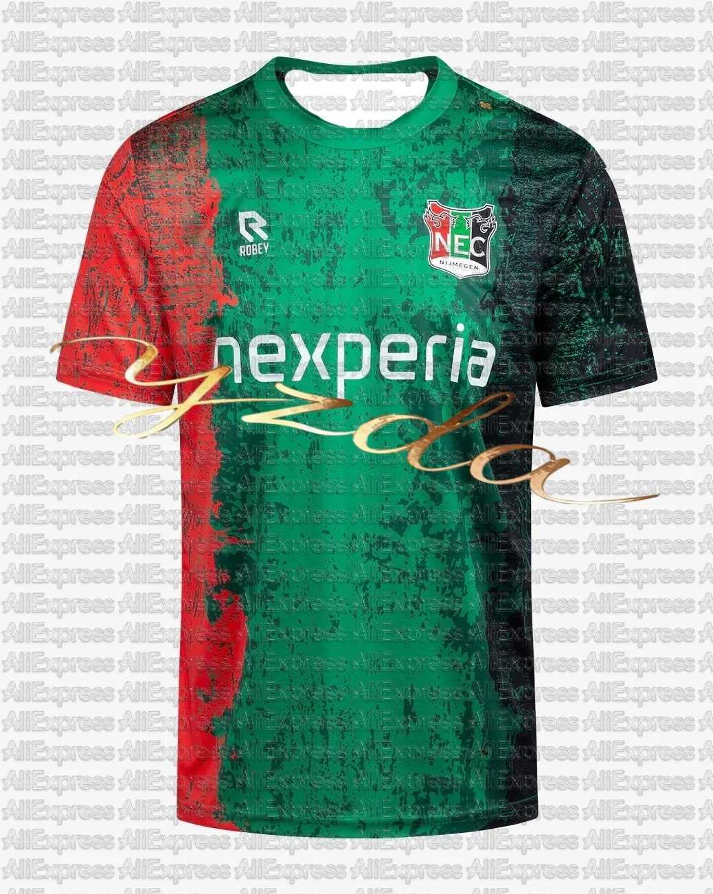 2025 NEC_ Nijmegen Season Home Shirt Mens and Womens Outdoor Sports Casual T-shirt Quick Drying for Children