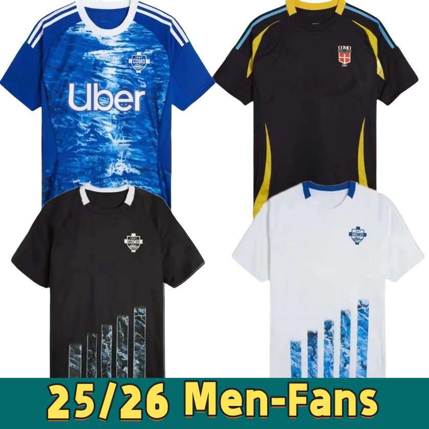 25 26 Como Mens Soccer Jerseys GABRIELLONI VERDI BASELLI CUTRONE FADERA STREFEZZA CERRI PERRONE Home Away 3rd 2025 2026 Training Wear Football Shirt fourth