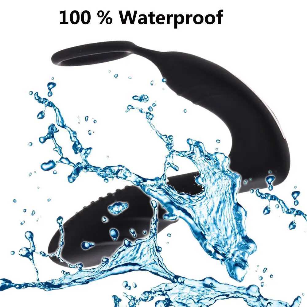 Male Prostate Vibrating Massager Anal Butt Plug P G Spot Male Sex Toy Waterproof XJ250806