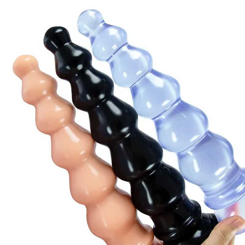 huge anal butt plug dildo beads butt plug dildo prostate massager masturbators adult toy sexy toys for gay men women sex shop XJ250806