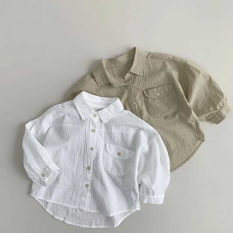 2024 Summer New Childrens Long Sleeve Shirt Super Soft Girls Boy Long Sleeve T-shirt Sun Protection Top X250806