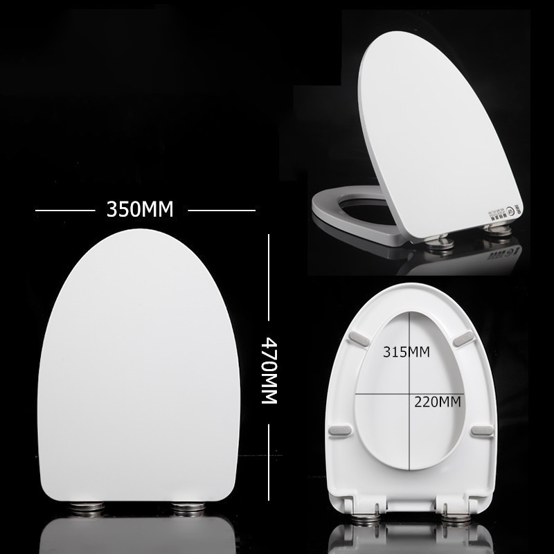 Urea-formaldehyde thickened toilet seat cover is a household universal suitable slow-lowering UVO type bathroom accessory
