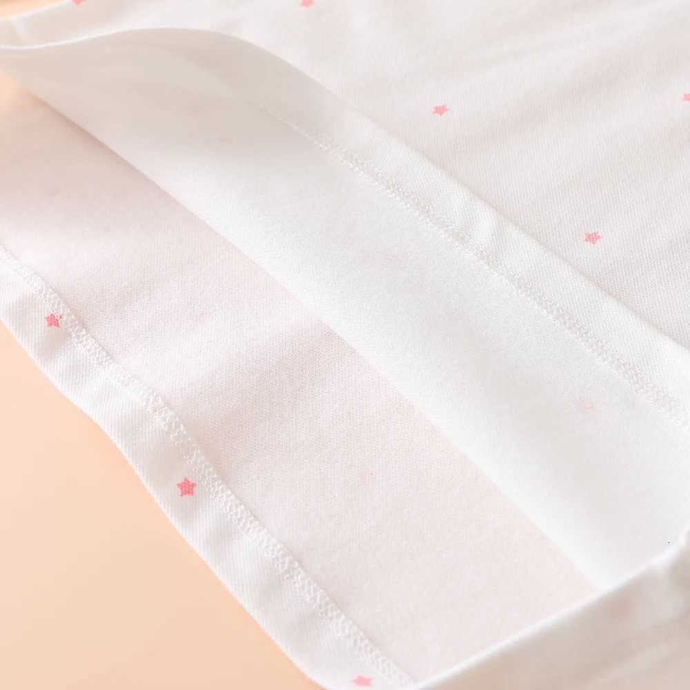 Girls Cotton Long Sleeve Polo Shirt White with Pink Collar and Cute Cartoon Patch Kids Fashion Top for Ages 2-6 X250806