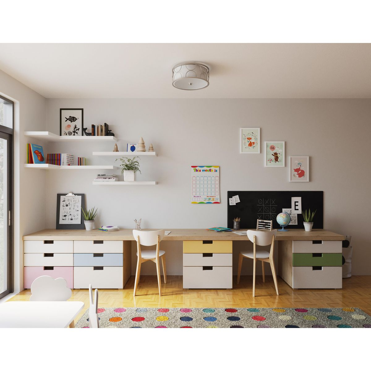 Modern indoor home hotel lighting surface-mounted light strip fabric lampshade brushed nickel ceiling light fixture Z-P350132